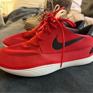 Nike Y2K Solarsoft Moccasin in Red